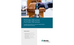 ProTrode - Model 250/300 - Combined pH Sensor - Brochuare