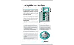 2026 pH Process Analyzer - Brochure