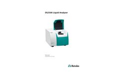 DS2500 Liquid Analyzer - Manual