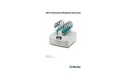 893 Professional Biodiesel Rancimat - Manual