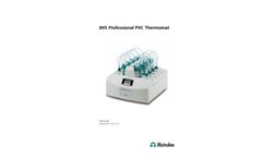 895 Professional PVC Thermomat - Manual