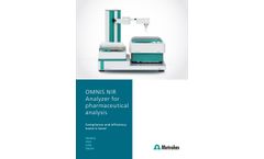 Metrohm - OMNIS NIR Analyzer for Pharmaceutical Analysis - Brochure