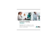 Invitation Metrohm Customer Training