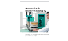 Automation in Ion Chromatography - Brochure