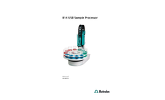814 USB Sample Processor - Manual