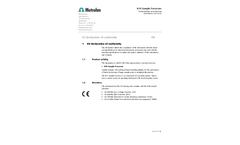 Metrohm - Model 810 - Sample Processor - Datasheet