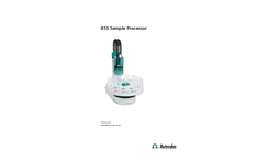 Metrohm - Model 810 - Sample Processor - Manual