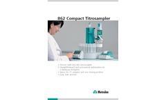 Metrohm 862 Compact Titrosampler - Brochure