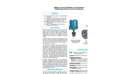 Model 633 - Electronic Fluid Detector Brochure