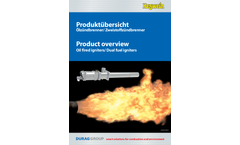 Durag - Model 1000/1000 kW - Dual Fuel Igniters - Brochure