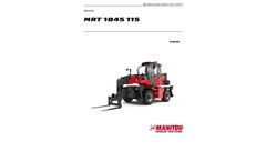 Manitou - Model MRT 1845 115 - Rotating Telehandler - Brochure