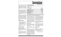 Aguapoxy - Model 28 - General Purpose Epoxy Grout for Bonding Chemical Resistant Masonry Units - Datasheet