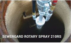 Sauereisen SewerGard - Model 210RS - Rotary Spray Applied Material