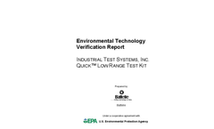 Quick™ Low Range Test Kit: Verification Report