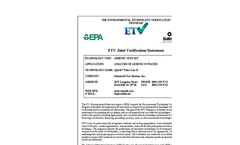 Quick™ Ultra Low II Test Kit: Verification Statement
