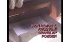 Magnetic Separation - DDS Separating Fine Iron From Powder Video