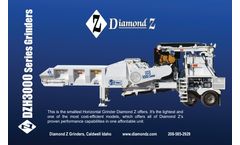 Diamond-Z - Model DZH3000 - Horizontal Grinder - Brochure