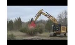 Fecon BHP270 Power Pack with BH80EXC Excavator Mulcher Video