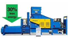 Save 30 percent on energy with a Presona baler