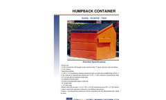 Consolidated-Fabricators - Standard Nestable Front Load Container - Brochure