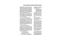 Laboratory and Pilot Testing Services - Brochure