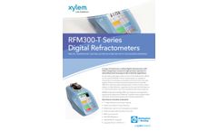 WTW Bellingham  - Model RFM340-T - 19-40 - Digital Refractometer - Brochure