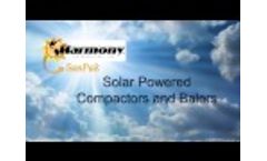 SunPak Solar Powered Balers and Compactors - Video