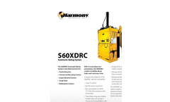 Harmony - Model S60XDRC - Automatic Cardboard Baler - Brochure