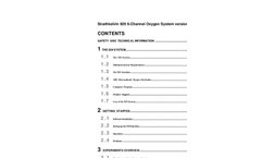 Strathkelvin 929 6-Channel Oxygen System Version 1.0 - Manual