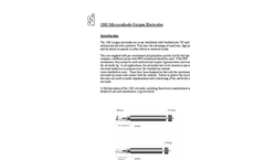 Model 1302 - Microcathode Oxygen Electrodes - Manual