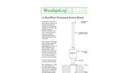 RainWise - S4 - Permanent Sensor Mount - Datasheet