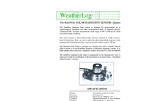 RainWise - PAR - Solar Radiation Sensor-Quantum Datasheet