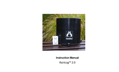 RainLog - Model 2.0 - Rainfall Data Logger - Instruction Manual