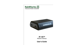 RainWise - Model IP-100 - Network Interface - Manual