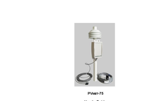 PVmet - Model 75 - Entry Level Model for Economical Weather Monitoring - Manual