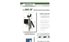 MK-lll - Wireless Solar Powered Weather Station - Catalog