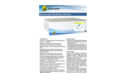 Sonimix - Model Sx 2106 - Gas Divider Brochure