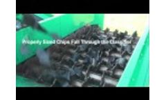 Tire Recycling Equipment Systems - CM Primary Shredder with External Classifier - Video