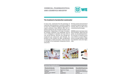 Chemical, Pharmaceutical and Cosmetics Industry: Treatment of production wastewater