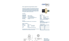 S81 Capacitive Liquid Level Switch Datasheet