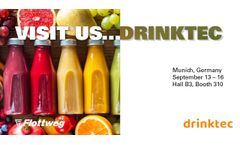 Flottweg’s High-Performance Separation Technology for Beer and Beverage Production presented at the Drinktec 2022