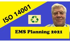 2021 EMS Planning - ISO 14001:2015 - Get Started on the Right Foot - Video