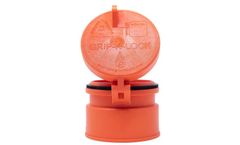 Enviro - Model G104O - 4" Orange Grip-N-Lock Well Monitoring Cap