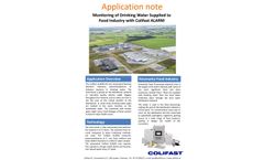 On-Line Microbial Water Analyzer for Monitoring of Drinking Water Supplied to Food Industry - Brochure
