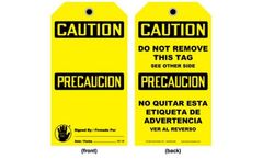 Model TAG 133 - Bilingual Tag