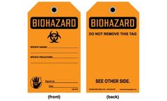 Model TAG OB 45 - Biohazard Tag