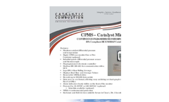 Catalyst Minder - Model CPMS - Continuous Parameter Monitoring System - Datasheet