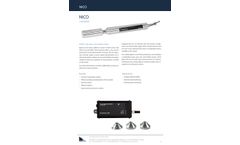 Kisters - Model NICO - TriOS - Low-Cost Nitrate Meter  - Brochure