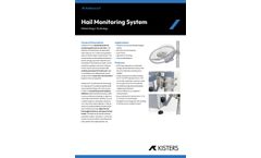 Kisters - Model HailSens IoT - Hail Monitoring System  - Brochure