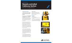 Kisters - Model Hornet PLUS - Cableway Systems - Brochure 
